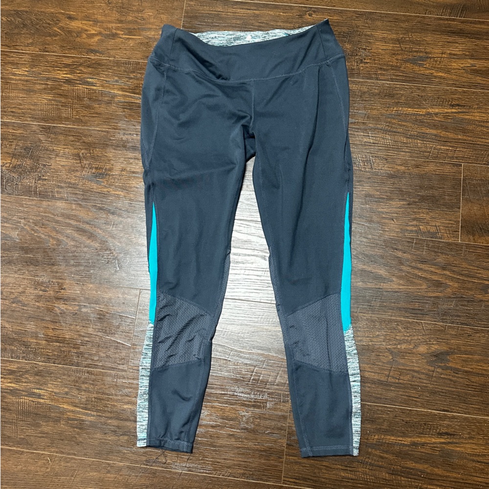 TANGERINE TEAL CROPPED LEGGINGS